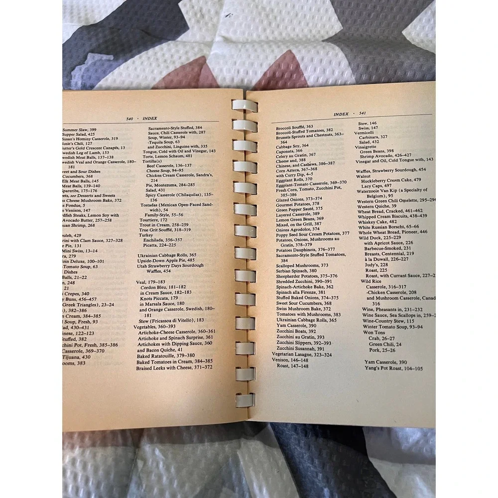 The Western Junior League Cookbook 1981‎ First Edition Ann Seranne Spiral Bound